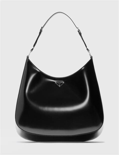 glossy prada cleo bag